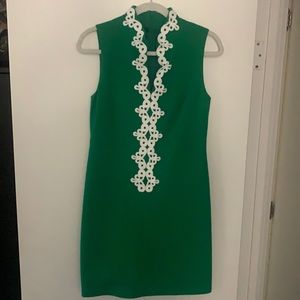 Green Vince Camuto Sleeveless Dress